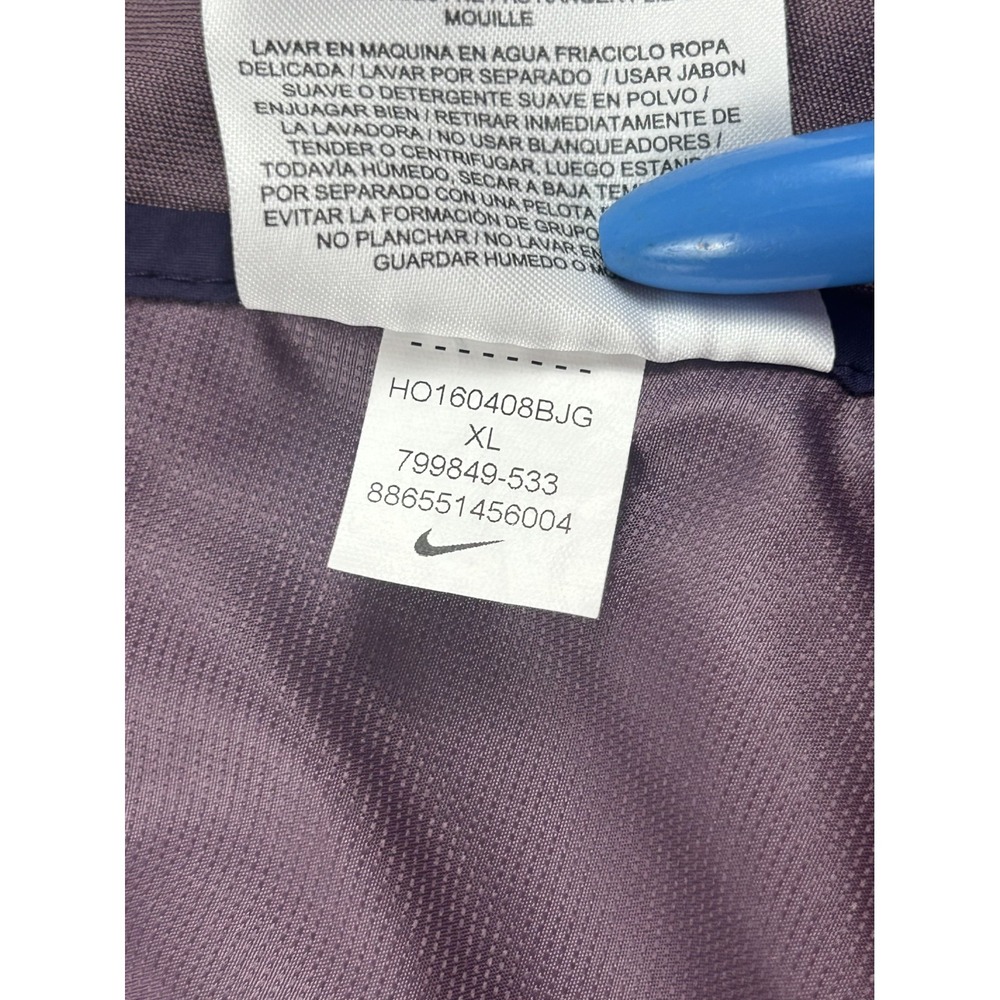 Nike Running Lightweight Insulated Jacket in mauve. Quilted full Zip XL - Picture 5 of 10